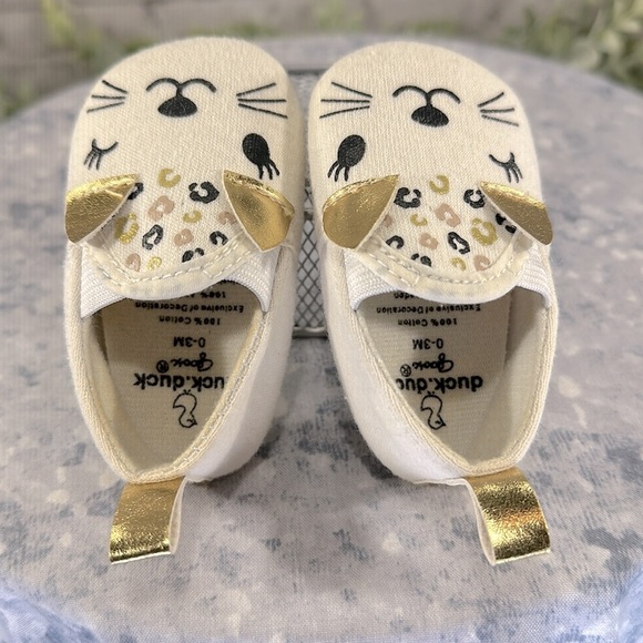 Duck. Duck. Goose - Children’s Boutique “Kitty Cat” Baby Shoes 0-3 mos.✨EUC - Picture 5 of 7